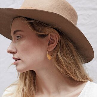 Scout Curated Wears Scout Curated Lunar Hoop Gold Vermeil
