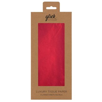 Glick Tissue Plain Red