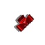 Solar Eclipse Classic Bow Hair Claw Red