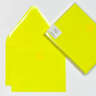 Quick Brown Fox Yellow Sun Note Card Set