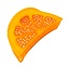 Large Orange Slice Hair Claw