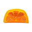 Large Orange Slice Hair Claw