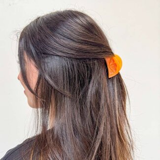Jenny Lemons Mini Orange Slice Hair Claw