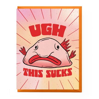 Boss Dotty Paper Co Blobfish Sympathy Card