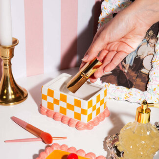 DOIY DOIY Sweetie Storage Box Cake Yellow