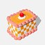 DOIY Sweetie Storage Box Cake Yellow