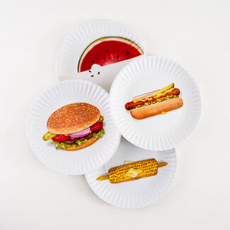 onehundred80degrees Picnic - Melamine Plate 9"