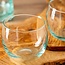 Moroccan Stemless Goblet Clear