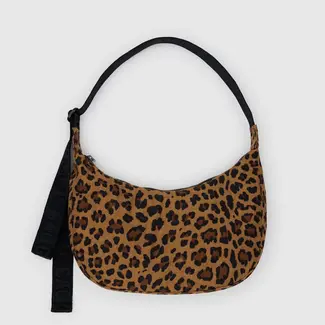 Baggu Baggu Medium 47" Nylon Crescent Bag Leopard
