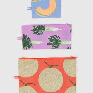 Baggu Baggu Flat Pouch Set Japanese Produce