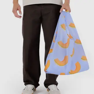 Baggu Baggu Reusable Bag Standard Cantaloupe Blue