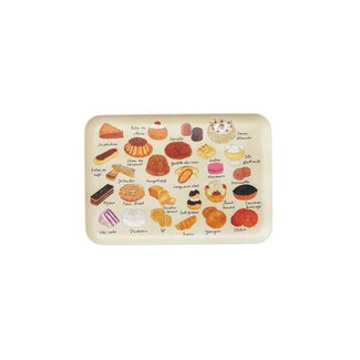 Fog Linen Linen Coated Tray (M) Isabelle Boinot Gateau