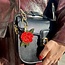 Solar Eclipse Red Rose Bag Charm + Keychain