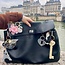 Solar Eclipse Pigeon Bag Charm + Keychain