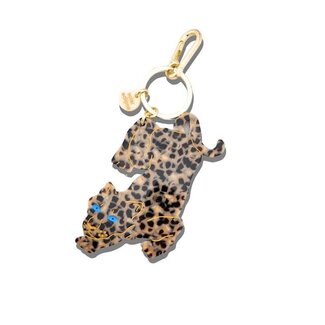 Solar Eclipse Solar Eclipse Leopard Bag Charm + Keychain