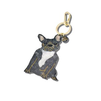 Solar Eclipse Solar Eclipse Frenchie Dog Bag Charm + Keychain