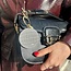 Solar Eclipse Disco Ball Bag Charm + Keychain