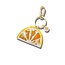 Solar Eclipse  Lemon Citrus Slice Bag Charm + Keychain