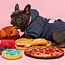 Fabdog 10" Pizza Squeaky Dog Toy