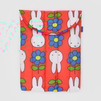 Baggu Baggu Puffy Laptop Sleeve Flower Miffy 13"/14"