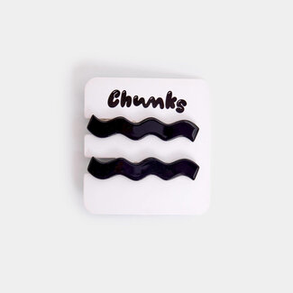 Chunks Chunks Allie Clips in Black