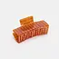Chunks Box Claw in Caramel Plaid