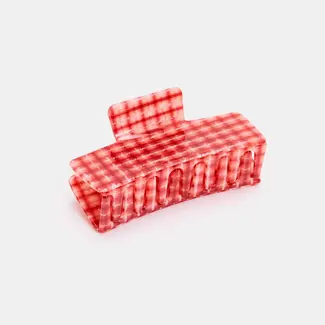 Chunks Chunks Box Claw in Red Plaid