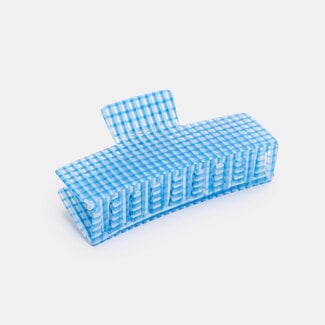 Chunks Chunks Jumbo Box Claw in Blue Lattice