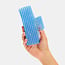 Chunks Jumbo Box Claw in Blue Lattice