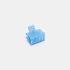 Chunks Midi Box Claw in Blue Lattice