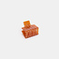 Chunks Midi Box Claw in Caramel Plaid