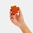Chunks Midi Box Claw in Caramel Plaid