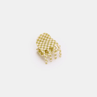 Chunks Chunks Midi Ursa Claw in Olive Check