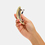 Chunks Oval Barrette in Olive Check
