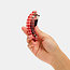Chunks Oval Barrette in Red Plaid
