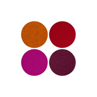 Graf & Lantz Graf & Lantz Coaster Round 4 pack Bordeaux