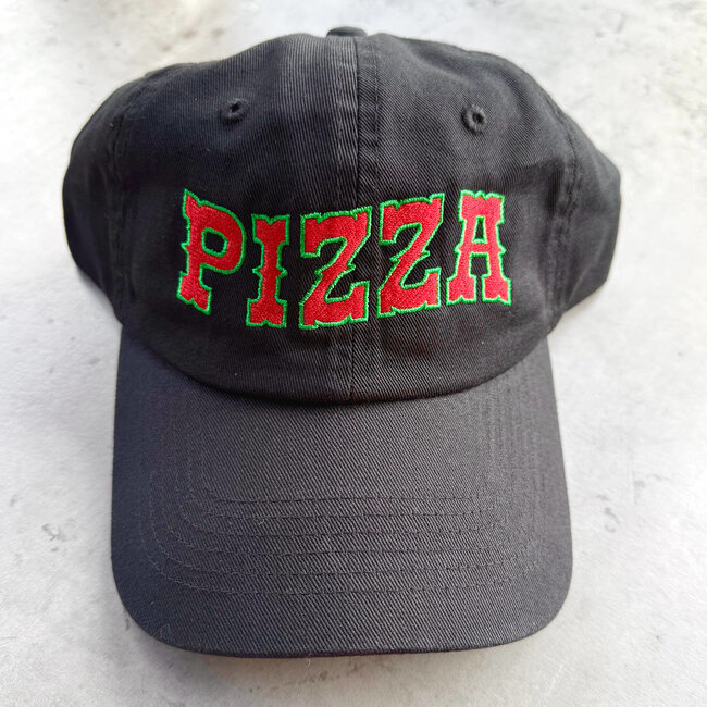 Silver Spider Pizza Baseball Cap