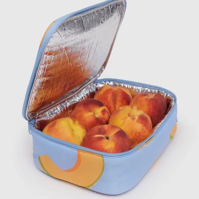 Baggu Lunch Box Cantaloupe Blue