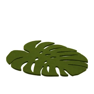 Graf & Lantz Graf & Lantz Felt Monstera Trivet Loden Large