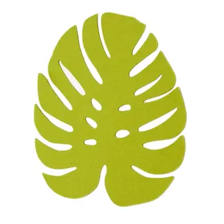 Graf & Lantz Graf & Lantz Felt Monstera Trivet Pistachio Large