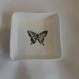 Davis Studio 3" Square Ring Dish Butterfly
