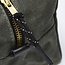 Curated Basics Waxed Canvas Toiletry Bag  Green