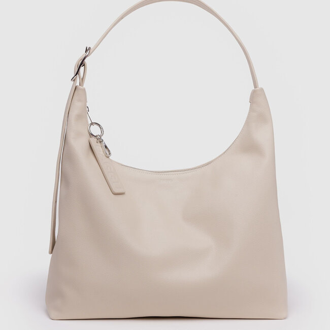 Baggu Recycled Leather Shoulder Bag Stone