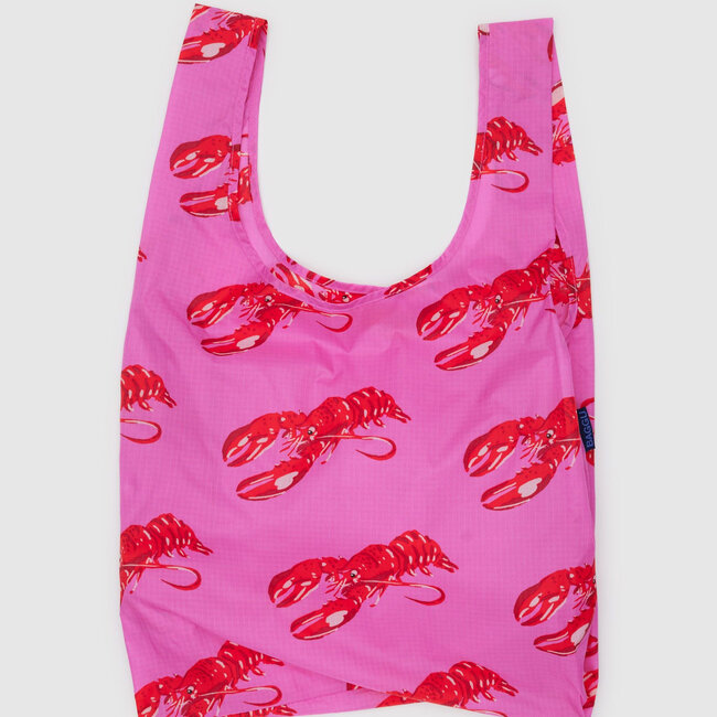 Baggu Reusable Bag Standard Pink Lobster