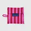 Baggu Reusable Bag Baby Pink & Red Painted Stripe