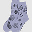Baggu Crew Socks Shells Light Blue