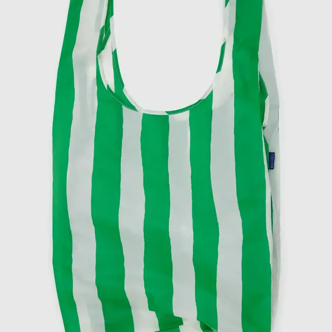 Baggu Reusable Bag Big Green Painted Stripe