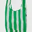 Baggu Reusable Bag Big Green Painted Stripe
