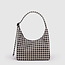 Baggu Mini Nylon Shoulder Bag Black & White Gingham