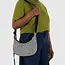 Baggu Small 51" Nylon Crescent Bag Black & White Gingham